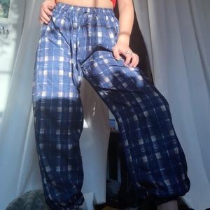 Flannel sweatpants